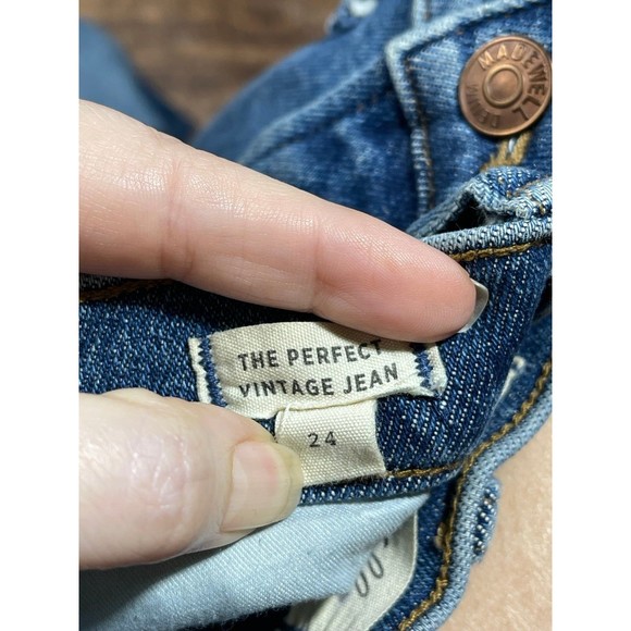 Madewell perfect vintage jeans size 24 - Picture 3 of 4